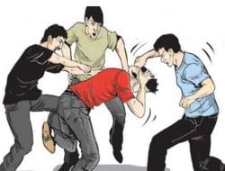 Kedapatan Hendak Mencuri Motor Lagi, Maling Di Kampus UNPAD Terciduk dan Babak Belur Dihajar Massa