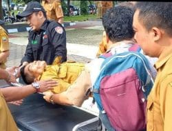 Apel Gabungan Awal Tahun 2025 di Sumedang Dibuat Panik Saat Empat ASN Ambruk