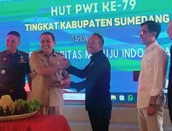 HUT PWI Ke-79 dan Hari Pers Nasional di Sumedang, Pj Bupati Sumedang Jadi Saksi Wartawan Sumedang Produktif