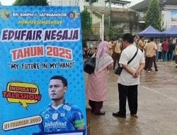Edu Fair Nesaja 2025 Digelar BK SMP Negeri 1 Jatinangor, Pemain Persib Bandung Jadi Tamu Acara Talk show Inspiratif