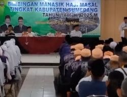 Bimbingan Manasik Haji Massal Tingkat Kabupaten Sumedang Tahun 2025 Dibuka Bupati