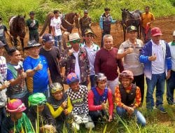 Jajaki Lapangan Pacuan Kuda Cibogo Desa Raharja, Pordasi Jabar: Secepatnya Akan Dibenahi