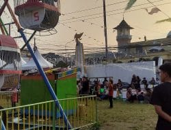 Alun-Alun Tanjungsari Jadi Sarana Liburan Warga Jelang Sore Hingga Malam Hari