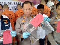 Lima Tersangka Pelaku Curanmor dan Curas di Jatinangor Dibekuk Satreskrim Polres Sumedang