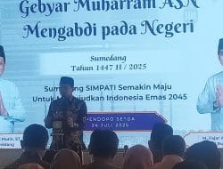 Bupati Sumedang Apresiasi Baznas Dalam Gebyar Muharram ASN Mengabdi Pada Negeri, Bagikan 1000 Paket Santunan