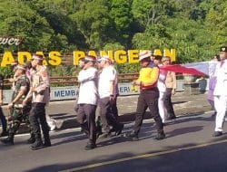 Bendera Merah Putih Membentang 1000 Meter   di Cadas Pangeran, Kapolres Sumedang : Simbol Kebersamaan Peringati HUT RI ke-80