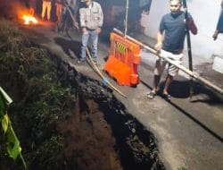 Jalan Gudang-Cijambu Nyaris Putus Truk Tidak Bisa Melintas, Kades Kadakajaya: Sudah Tiga Tahun Tak Juga Ada Perbaikan