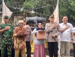 Resmikan Simbol Lodaya di Polsek Cimanggung, Kapolres Sumedang : Simbol Persatuan dan Kebersamaan