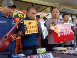 Sebelas Tersangka Pelaku Pengedaran Narkoba di Sumedang Dijaring Satreskoba Polres Sumedang