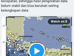 Diguncang Rangkaian Gempa Dangkal Pagi Ini, Bandung, Sumedang hingga Pangandaran Terdampak