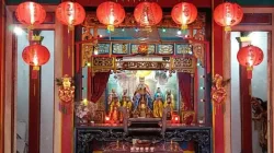 Kelenteng Talang Tempat peristirahatan spiritual Sam Cai ini adalah bukti paling nyata.