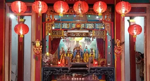 Kelenteng Talang Tempat peristirahatan spiritual Sam Cai ini adalah bukti paling nyata.