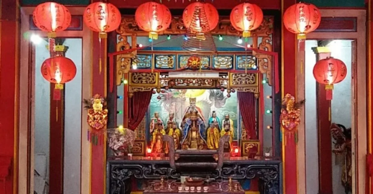 Kelenteng Talang Tempat peristirahatan spiritual Sam Cai ini adalah bukti paling nyata.