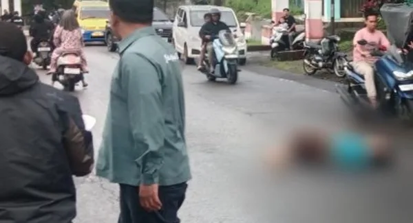 Kecelakaan motor dan bus di Cimalaka Sumedang Maret 2026