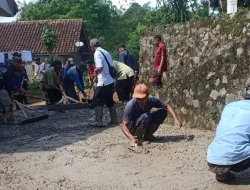 Akselerasi Ekonomi Desa, Pemdes Haurngombong Cor Beton Jalan Dusun Cipareuag dengan Dana Desa 2026