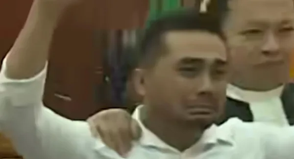 Amsal Christy Sitepu saat divonis bebas oleh Pengadilan Negeri Karo