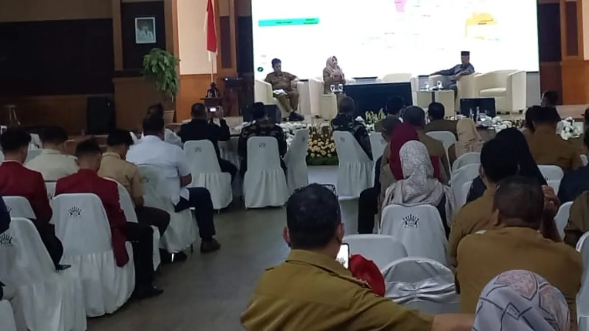 Musyawarah Perencanaan Pembangunan (Musrenbang) RKPD 2027 di Aula Tampomas, Pusat Pemerintahan Sumedang (PPS), Selasa (7/4/2026)