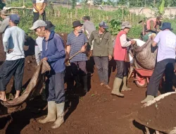 Buktikan Kekuatan Bangsa, Warga Gunungmanik “Serbu” Lokasi Pembangunan Koperasi Desa Merah Putih