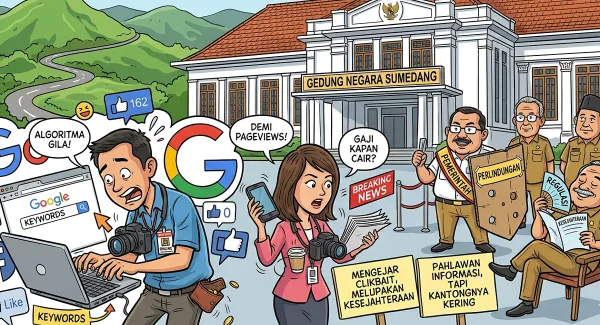 Ilustrasi Wartawan Online