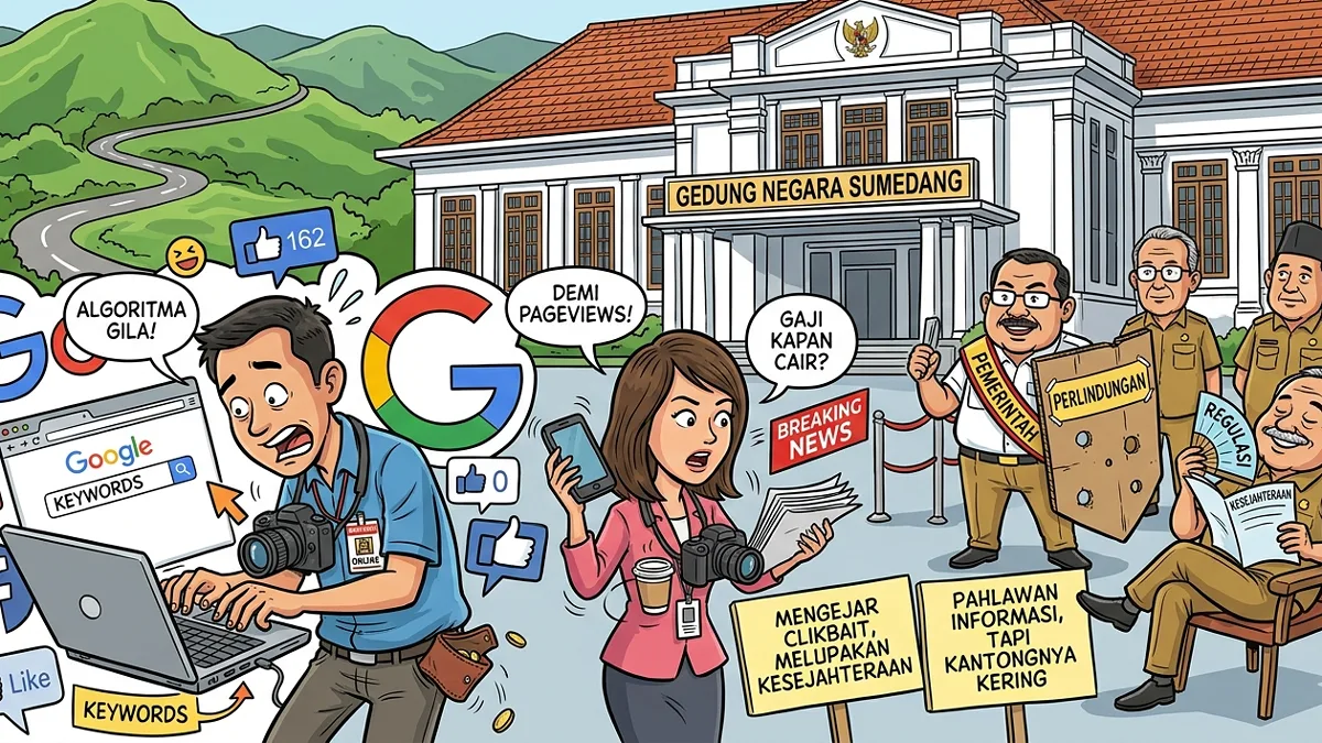 Ilustrasi Wartawan Online