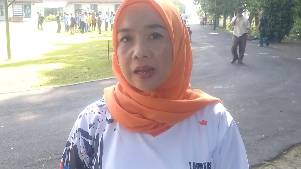 Kepala Bidang Pelatihan Vokasi dan Produktivitas Disnakertrans Sumedang, Eka Mutia Hermawati Gadayanti.