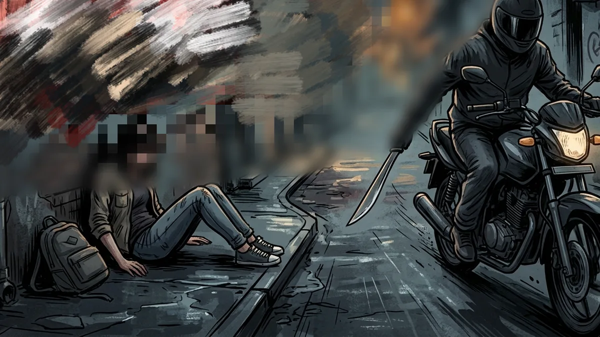Ilustrasi peristiwa dugaan penganiayaan mahasiswi di Gang Mawar Jatinangor Sumedang pada Rabu malam (13/5/2026)