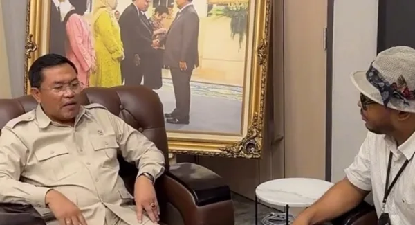 Sony Sonjaya memberikan klarifikasi terkait audio viral rekening konsorsium kepada media