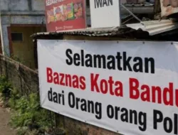 Spanduk “Selamatkan Baznas Kota Bandung” Bertebaran, Warga Khawatir Zakat Jadi Bancakan Politik