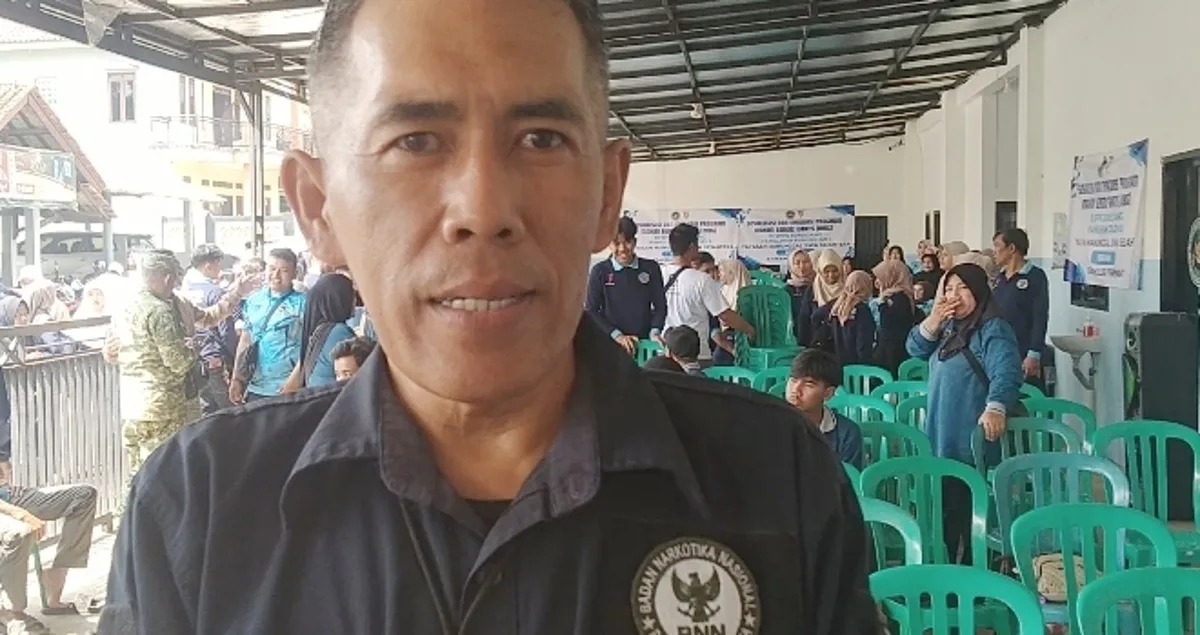 R.Achmad Suhud, Ketua Tim Pencegahan dan Pemberdayaan Masyarakat (P2M) BNNK Sumedang.