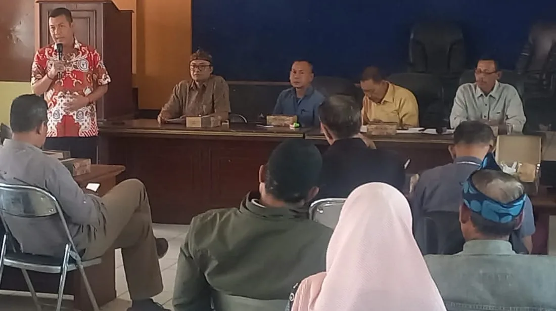 Proses pemilihan Ketua Asosiasi Badan Permusyawaratan Desa Nasional (ABPEDNAS) Kabupaten Sumedang periode 2026–2030