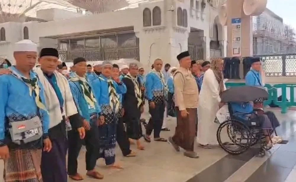 Jamaah haji Kloter 29 Kertajati bersiap ziarah ke Raudhah di Masjid Nabawi Madinah