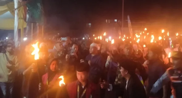 Antusiasme masyarakat Tanjungsari dalam memperingati Tahun Baru Islam 1448 Hijrah yang dihadiri Wakil Bupati Sumedang dan Anggota DPR RI Fraksi PKB