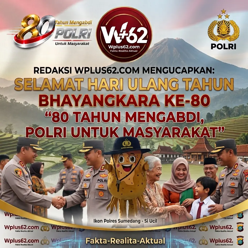 Ucapan Selamat Hari Ulang Tahun Bhayangkara ke-80