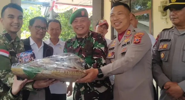 Kejutan HUT Bhayangkara ke-80 di Polsek Tanjungsari Sumedang