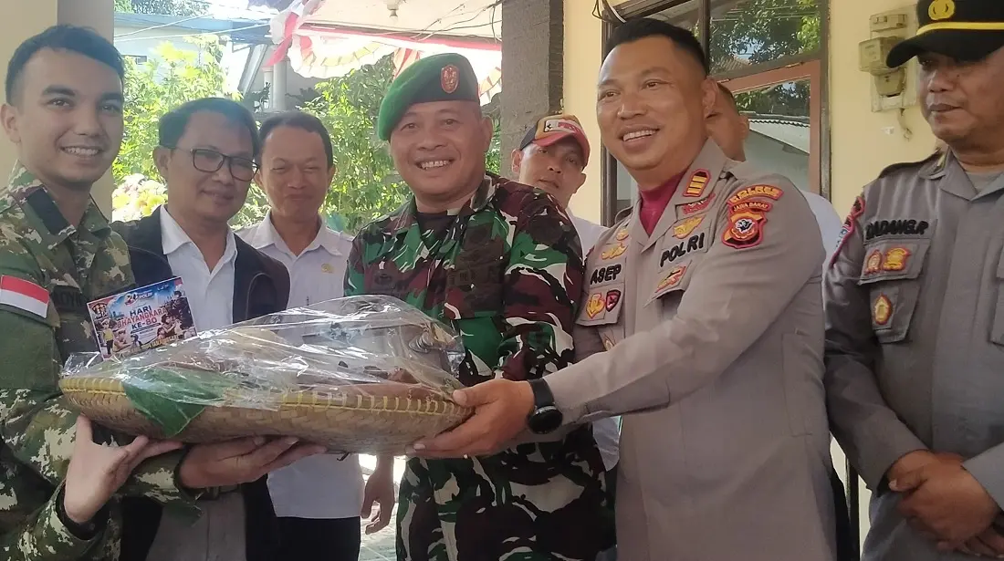 Kejutan HUT Bhayangkara ke-80 di Polsek Tanjungsari Sumedang