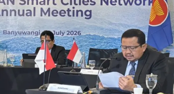 Bupati Sumedang Dony Ahmad Munir menjadi narasumber dalam forum ASEAN Smart Cities Network (ASCN) 2026 di Banyuwangi.