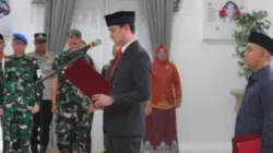Wakil Bupati Sumedang M. Fajar Aldila memimpin pelantikan 37 pejabat fungsional di Gedung Negara Sumedang.