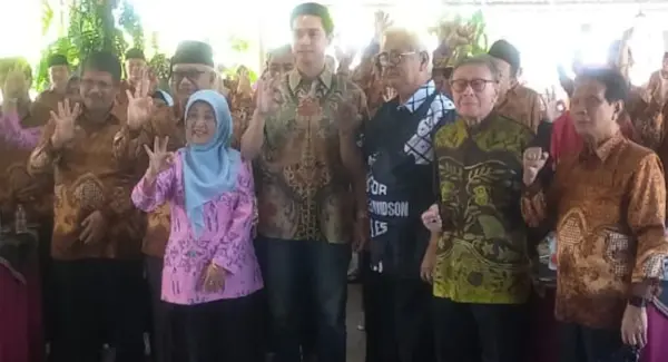 Wakil Bupati Sumedang, M. Fajar Aldila dalam Peringatan HUT ke-64 PWRI Kabupaten Sumedang di Villa Brigjen Udin Supidin Cimalaka