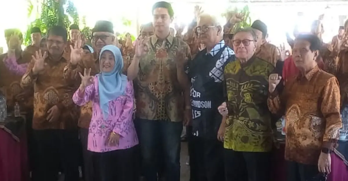 Wakil Bupati Sumedang, M. Fajar Aldila dalam Peringatan HUT ke-64 PWRI Kabupaten Sumedang di Villa Brigjen Udin Supidin Cimalaka