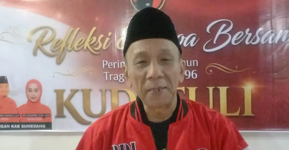 Wakil Ketua DPRD Kabupaten Sumedang dari Fraksi PDI Perjuangan, Atang Setiawan,