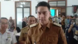 Wabup Sumedang M. Fajar Aldila dalam acara Gebyar Legalitas UMKM Sumedang.