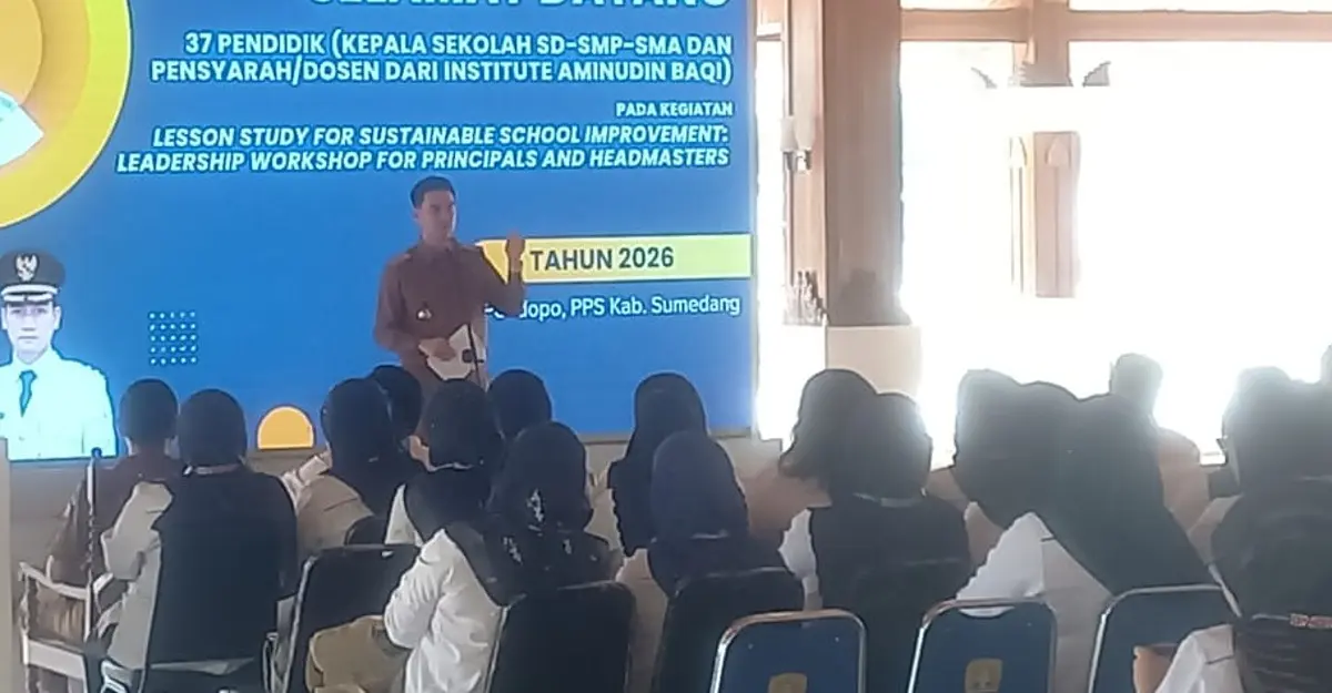 Wakil Bupati Sumedang Fajar Aldila menerima kunjungan delegasi kepala sekolah Malaysia di Pendopo PPS